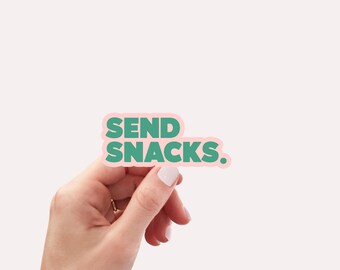 Send Snacks Sticker and Decal
