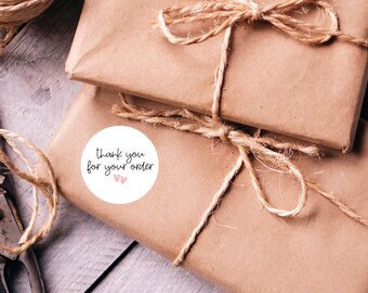 Thank you for your order Stickers - 1.5" 30 Round Matte Stickers