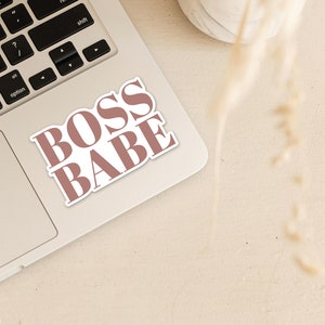 Autocollant et décalque de vinyle de Babe de boss