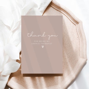 merci d’être ma carte de thérapeute impayée