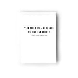 You and 7 seconds card