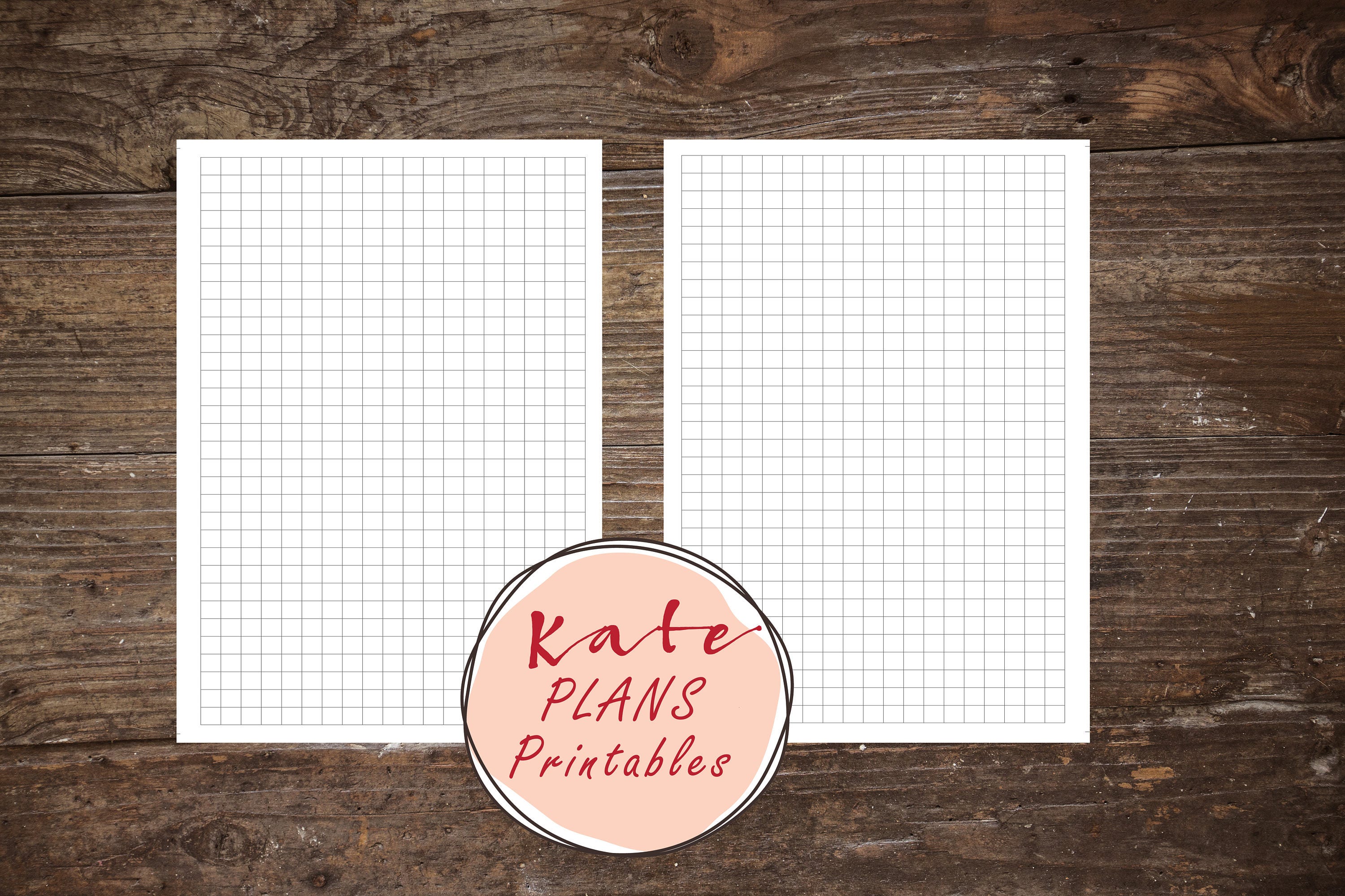 B6 Size: Graph Paper Insert for B6 Size Travelers Notebook | Etsy