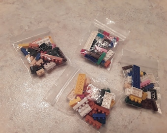 Dollhouse Building Bricks, Interlocking Blocks, 1:12 Scale
