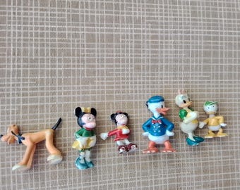 Disneykins, Marx toys,vintage 1961, Mickey Mouse, Donald Duck,Goofy, Pluto