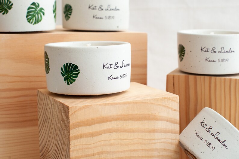 Concrete candles Custom candle Wedding Candles Wedding gift Personalized candle Wedding Favor|Gifts. Personalised Wedding Candle