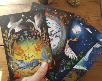 Celebration card for your magic altar individually