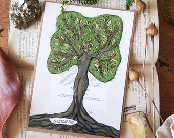 Postkarten-Frauenbaum