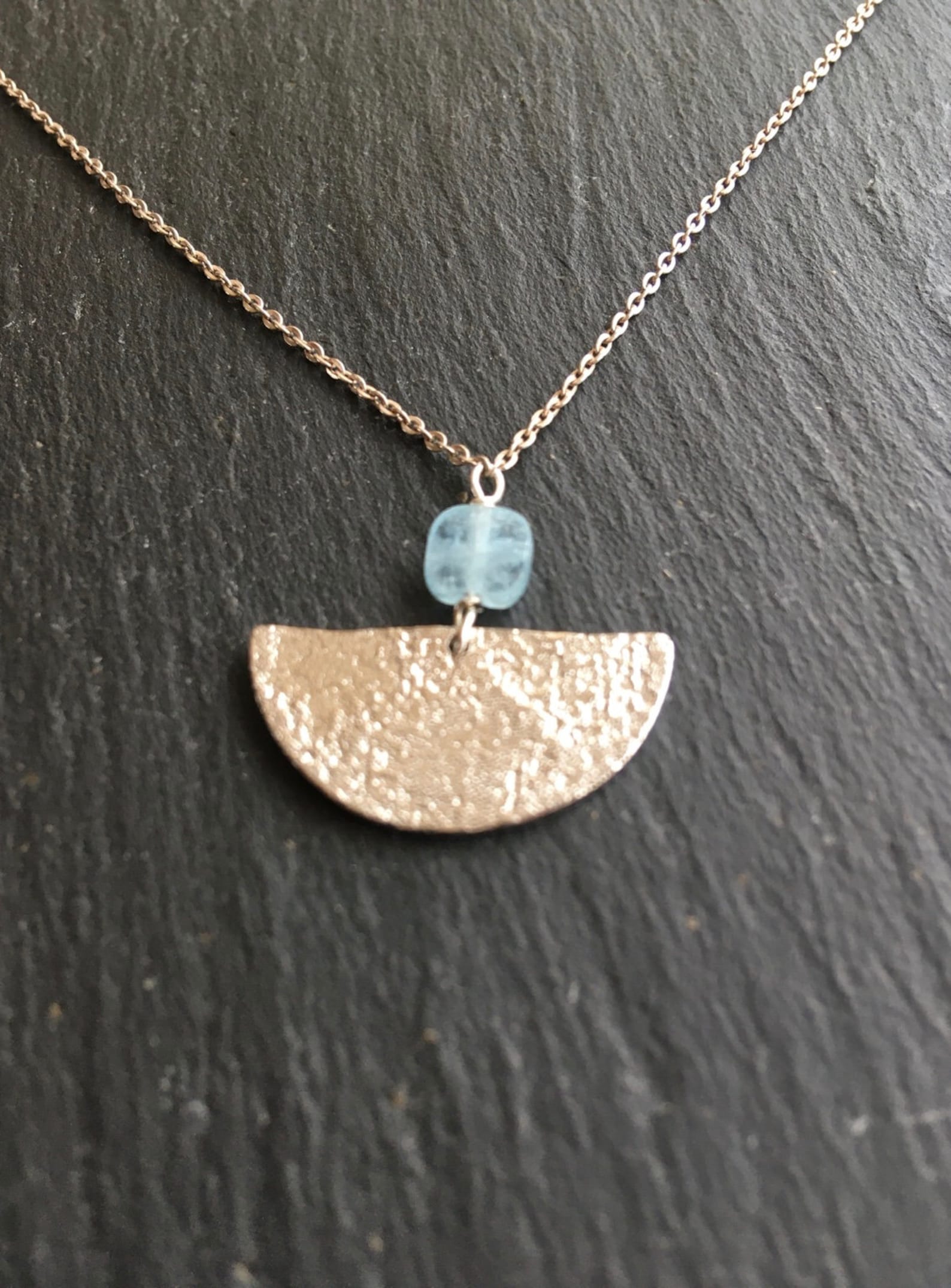 Collier Aigue Marine 
