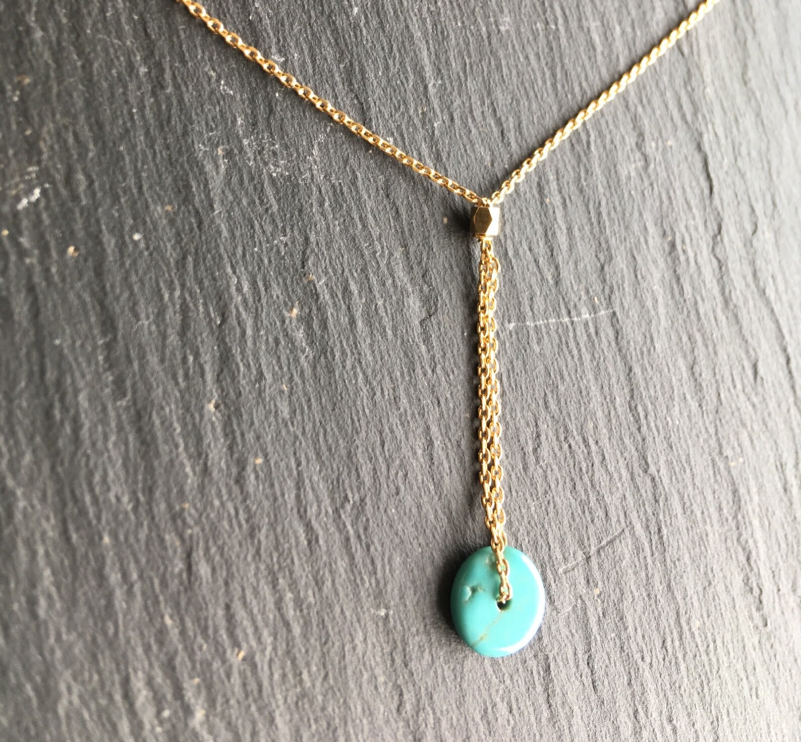 Real Turquoise Necklace Etsy