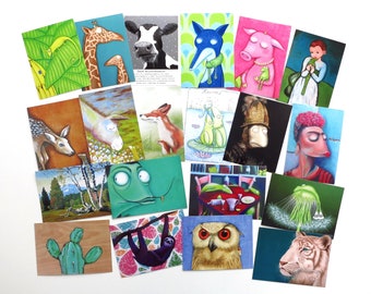 21  Art Postcards