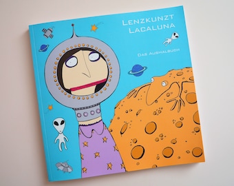 Lenzkunzt Lacaluna The coloring book, coloring book, coloring book, drawing, coloring, frogs and women