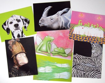 7 Art Postcards