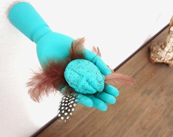 Egg frog, frog, egg, hand sculpture, frog sculpture, frog plastic, small frog, sculpture, wall object, wall decoration, frog decoration, object