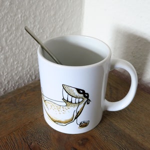 Teabag Thief III, cup, mug, teacup, coffee mug, funny mug, tea, teatime, gift for tea drinkers, frog mug, frog mug image 4