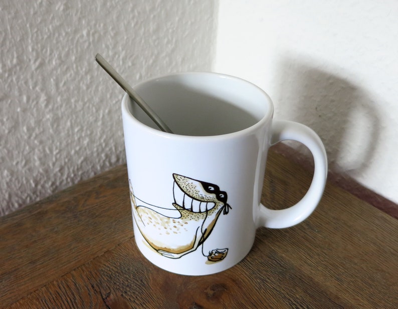 Teabag Thief III, cup, mug, teacup, coffee mug, funny mug, tea, teatime, gift for tea drinkers, frog mug, frog mug image 4