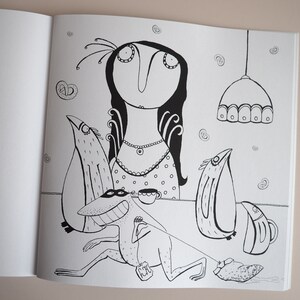 Lenzkunzt Lacaluna The coloring book, coloring book, coloring book, drawing, coloring, frogs and women image 10