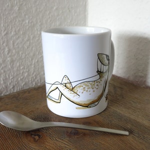 Teabag Thief III, cup, mug, teacup, coffee mug, funny mug, tea, teatime, gift for tea drinkers, frog mug, frog mug image 2