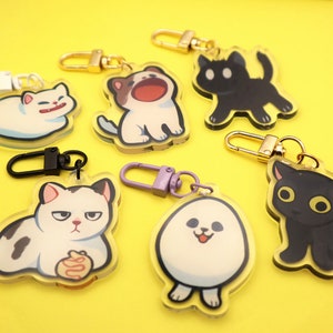 Lustige Katze Tier Meme Acryl Charms Volume 2