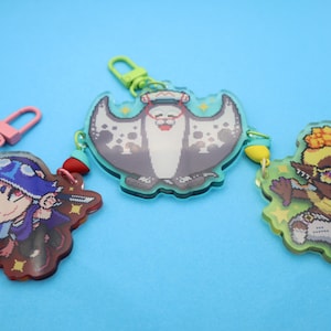 DEEP CUT heart linking charms (TRIO)
