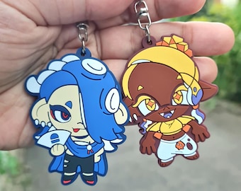 Shiver and Frye Rubber Keychains