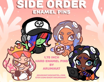 PRE-ORDER Splatoon Side Order Enamel pins