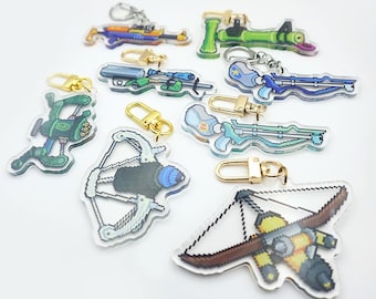 Chargers and Bows Splatoon Weapon Pixel Art Charm