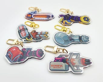 Splatlings Splatoon Weapon Pixel Art Charm