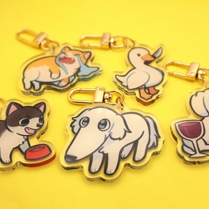 Lustige Katze Tier Meme Acryl Charms Volume 4