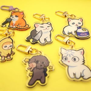 Lustige Katze Tier Meme Acryl Charms Volume 3