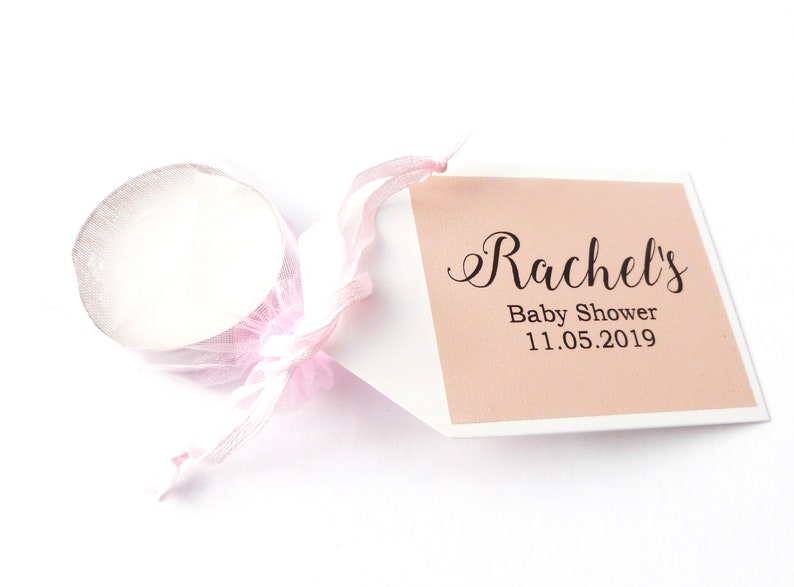 10 X Personalised Baby Shower Tealight Candle Favours Gift Etsy
