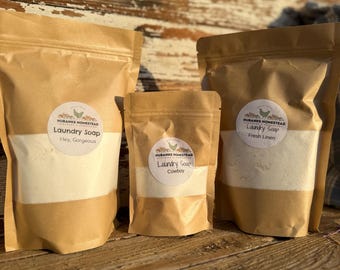 Handmade Powder Laundry Detergent | Farmhouse Soap, Non-Toxic, Natural Cleaning