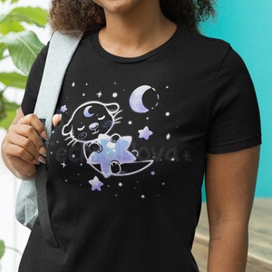 Otter in the Stars T-Shirt: Galaxy Outer Space Tee