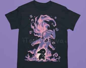 UK Delivery // The Ghostly Fire Within - fire starter Shirt // poke inspired Shirt // Cyndaquil-Typhlosion T-Shirt // Video Game T-Shirt