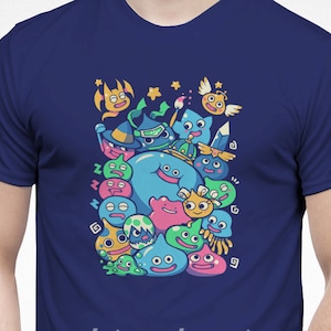 Slime Party - Dragon Quest T-Shirt // Slimes // Mascot // Shirt Video Game T-Shirt