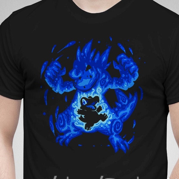 Lieferung innerhalb Deutschlands // Wildes Wasser im Innern - Evolve - Feraigatr T-Shirt // Pokémon Shirt // Totodile Silhouette Shirt // Videospiel T-Shirt