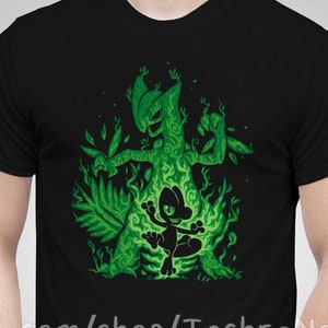 The Grass Lizard Within - The Grass Evolves - Sceptile T-Shirt // poke mon Shirt // treecko plant Shirt // Video Game T-Shirt