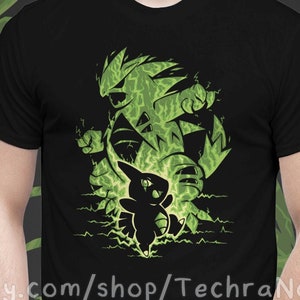 The Tyrant Within - The Dark Rock Monster Evolves - Tyranitar Larvitar T-Shirt // poke mon Shirt // Silhouette Shirt // Video Game T-Shirt