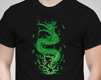 Lieferung innerhalb Deutschlands // The Grass Snake Bucket - The Grass Evolves - Serperiioon T-Shirt // Poke Shirt // sniivy plant Shirt // Videospiel T-Shirt