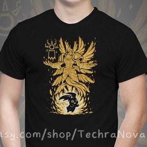 UK Delivery // Digital Hope Within - The Crests - Patamon//Seraphimon T-Shirt // digi mon Shirt // Silhouette Shirt // Video Game T-Shirt