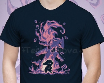 The Ghostly Fire Within - fire starter type Shirt T-Shirt // poke INSPIRED inspired Shirt // Cyndaquil-Typhlosion // Video Game T-Shirt