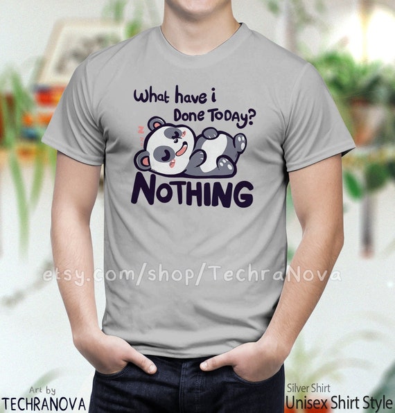Funny Lazy Tired Panda I Can't Adult Today Tshirt Funny Lazy Tired Panda I Can't Adult Today Tshirt