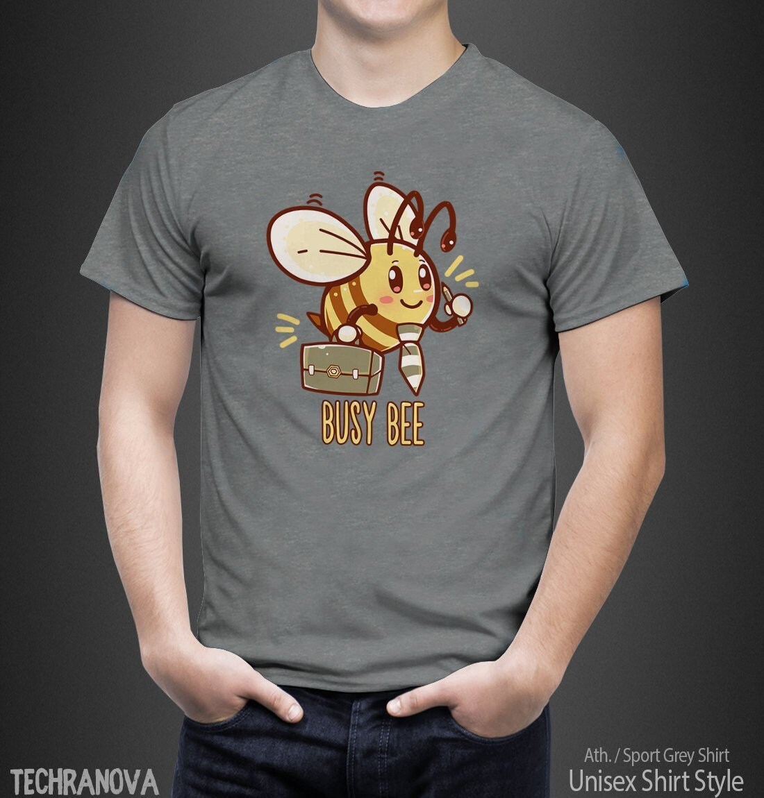 Bee Busy T-shirt // Busybee Funny Bee 
