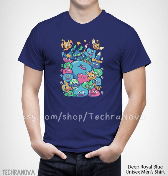Slime Party Dragon Quest T Shirt Slimes Mascot Etsy