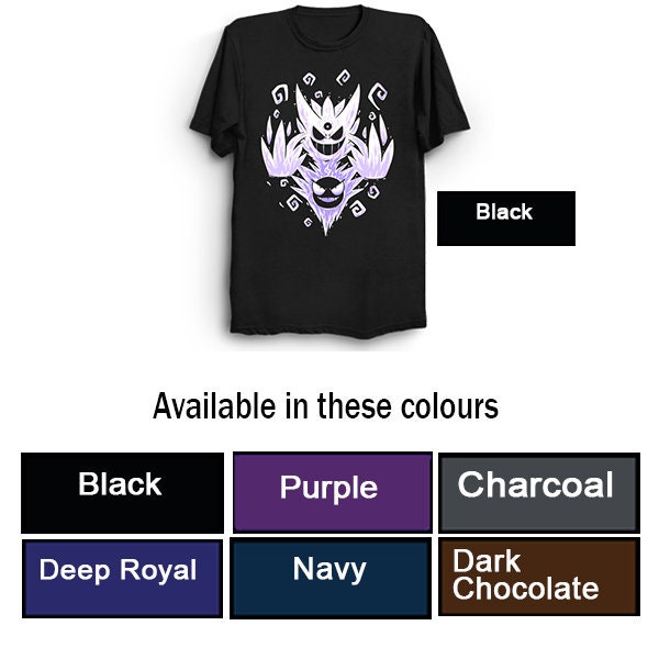 The Mega Ghost Within Gengar Ghastly T-shirt // Shiny Mega -  Israel