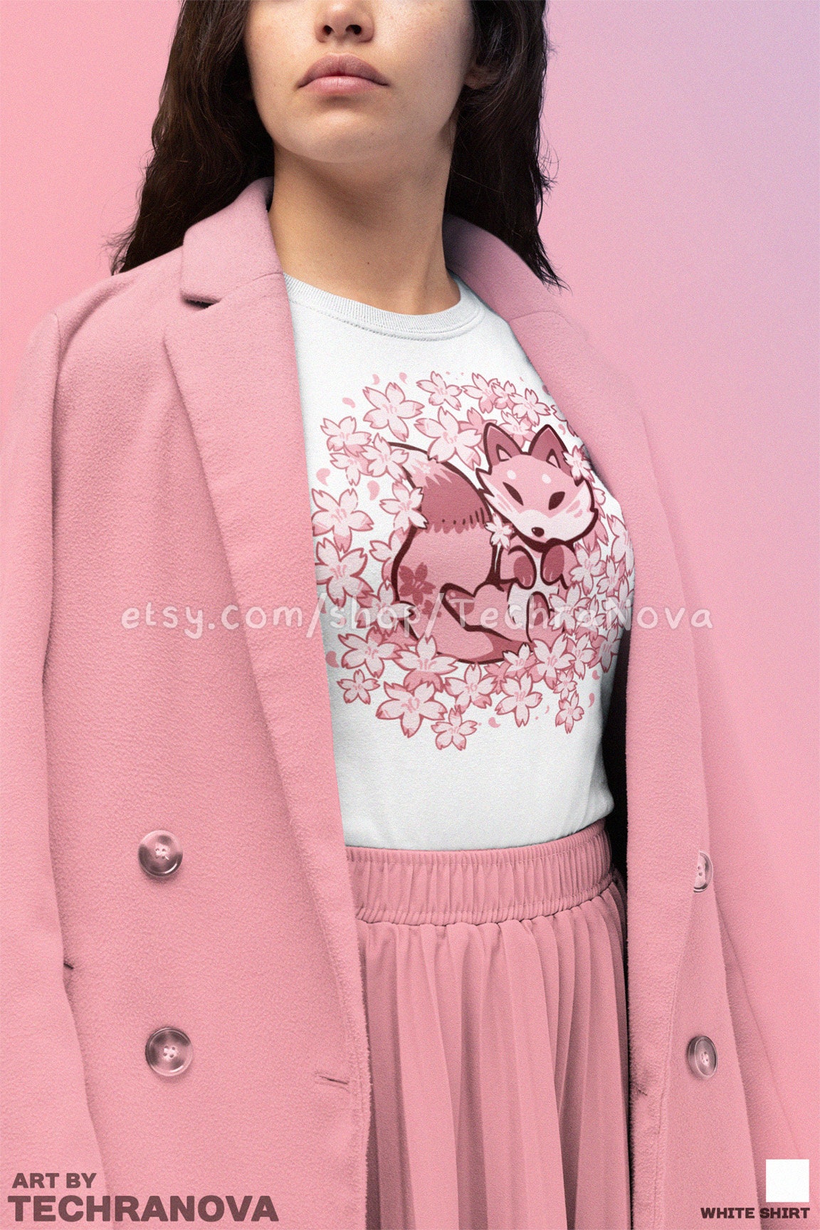 ☆KIRSH☆ Kirsch cut-out high neck t-shirt pink Kirsh Cherry Logo Pink Sweatshirts - Etsy
