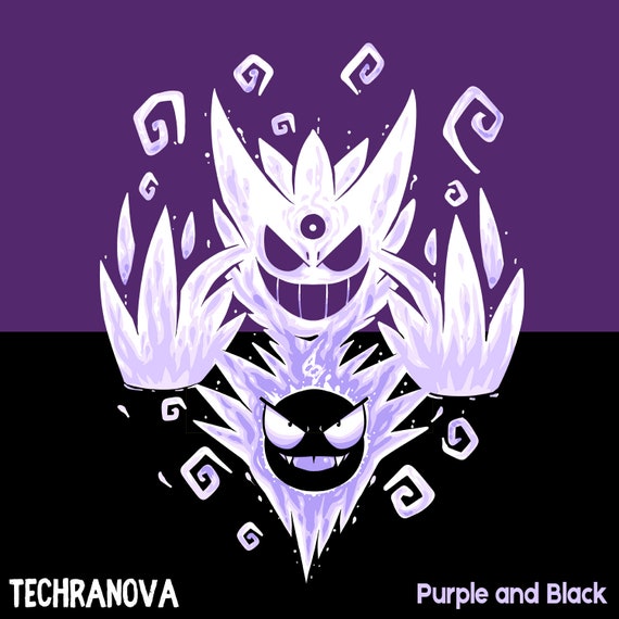 The Mega Ghost Within Gengar Ghastly T-shirt // Shiny Mega 