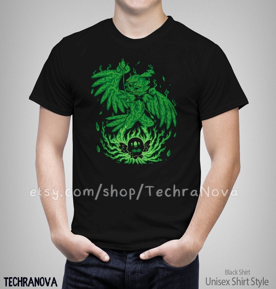 The Grass Owl Within - The Grassy Ghost Evolves // poke INSPIRED TECHRANOVA Shirt // row let plant  