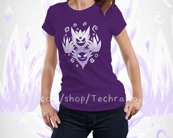 The Mega Ghost Within Gengar Ghastly T-shirt // Shiny Mega 