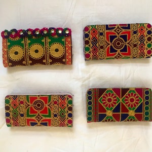 Pochette portefeuille Afghan Kuchi