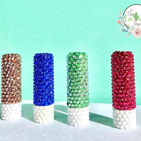 Crystal Lippies hydrating blinged lip balms